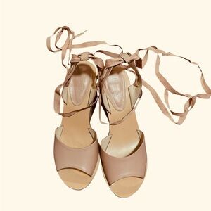 Chic TOPSHOP Tan Leather Sandals